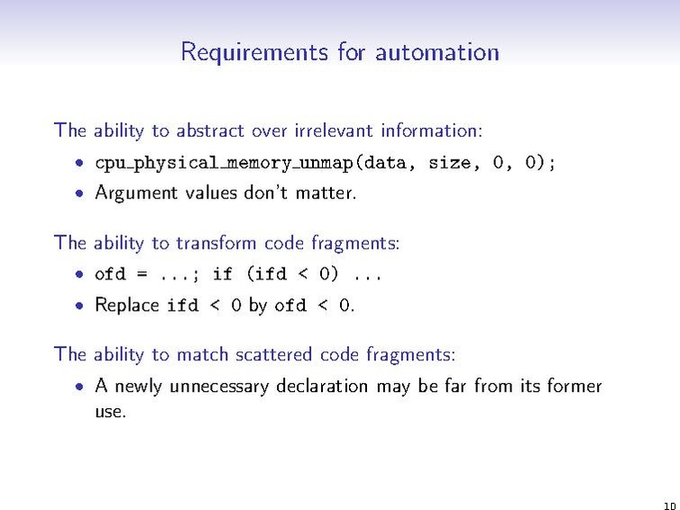 File:02x07-Juniper-Julia Lawall-GettingStartedWithCoccinelleKVVMEdition.pdf