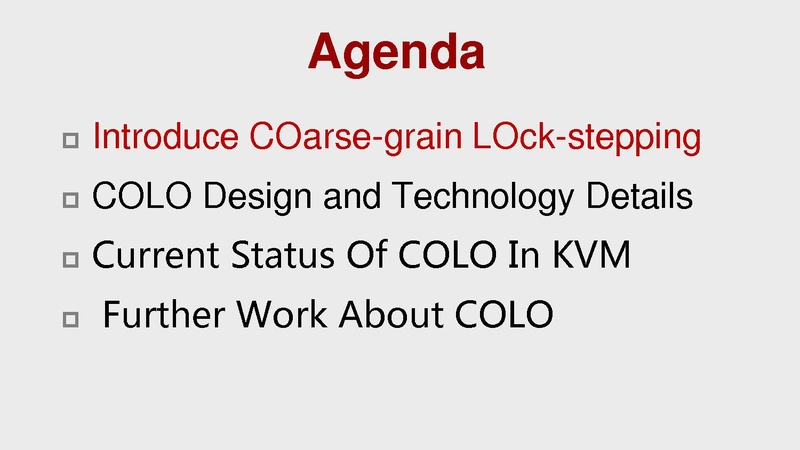 File:03x08B-Hailang Zhang-Status Update on KVM-COLO FT.pdf
